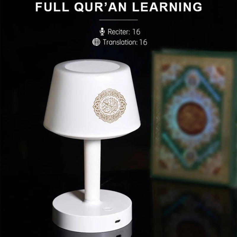 Bright Night Light Lamp Quran Azan Muslim Koran Holy Bluetooth Speaker Portable Sound Box Music Wireless Bocina Mp3 Caixa De Som